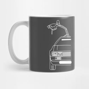 DeLorean sports car Mug